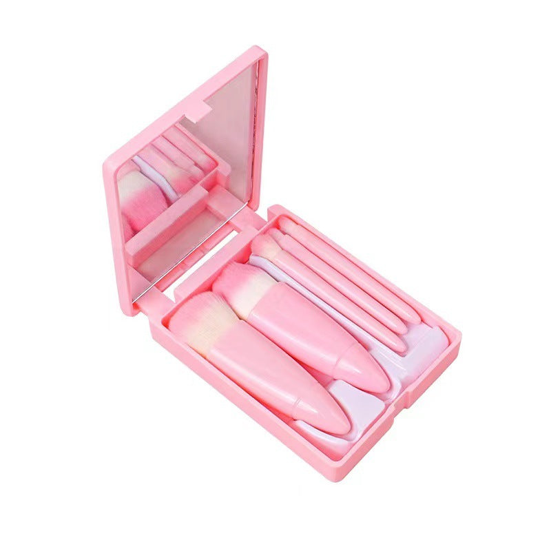 5pcs Mini Travel Makeup Brushes Set